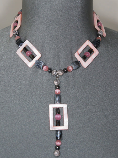 Necklace- Pink Mother of Pearl