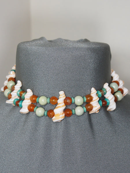 Necklace- Glass Shells