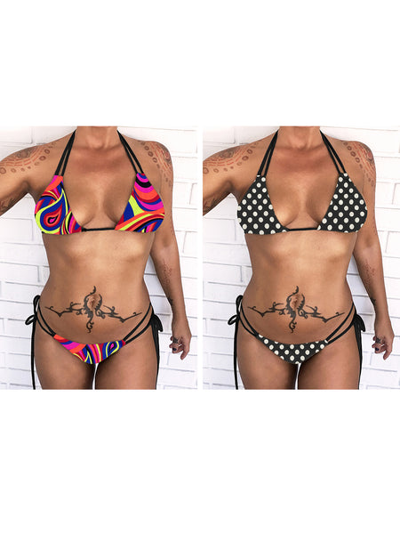 Brook Bottom Abstract/Polkadot- REVERSIBLE  *MORE COLOR OPTIONS!
