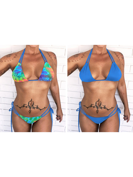 Brook Bottom Abstract/Polkadot- REVERSIBLE  *MORE COLOR OPTIONS!