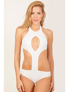 Charmer One Piece in White