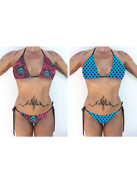 Kate Bottom Abstract/Polkadot- REVERSIBLE  *MORE COLOR OPTIONS!
