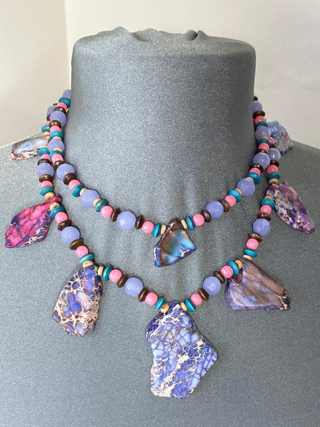 Necklace- Purple Jasper