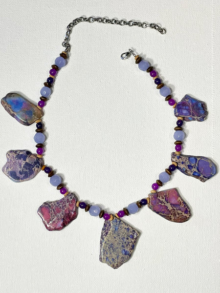 Necklace- Purple Jasper/Amethyst