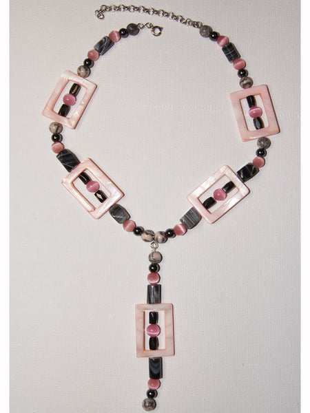 Necklace- Pink Mother of Pearl